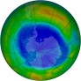 Antarctic Ozone 2009-08-24